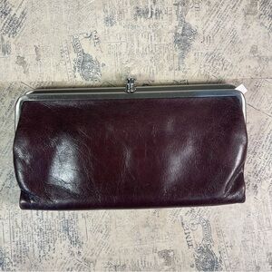 HOBO Lauren Brown Leather clutch wallet